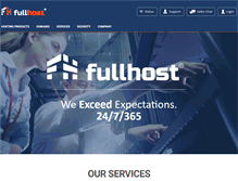 Tablet Screenshot of fullhost.com